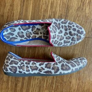 Women's Rothy's 'The Flat', Round-toe, 'Retired', Animal Print, Size 7.5
